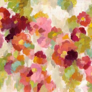 Coral and Emerald Garden I