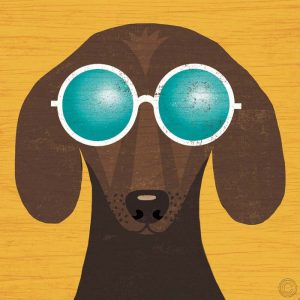 Beach Bums Dachshund I