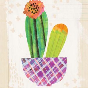 Collage Cactus II on Graph Paper