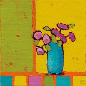 Turquoise Vase Bright